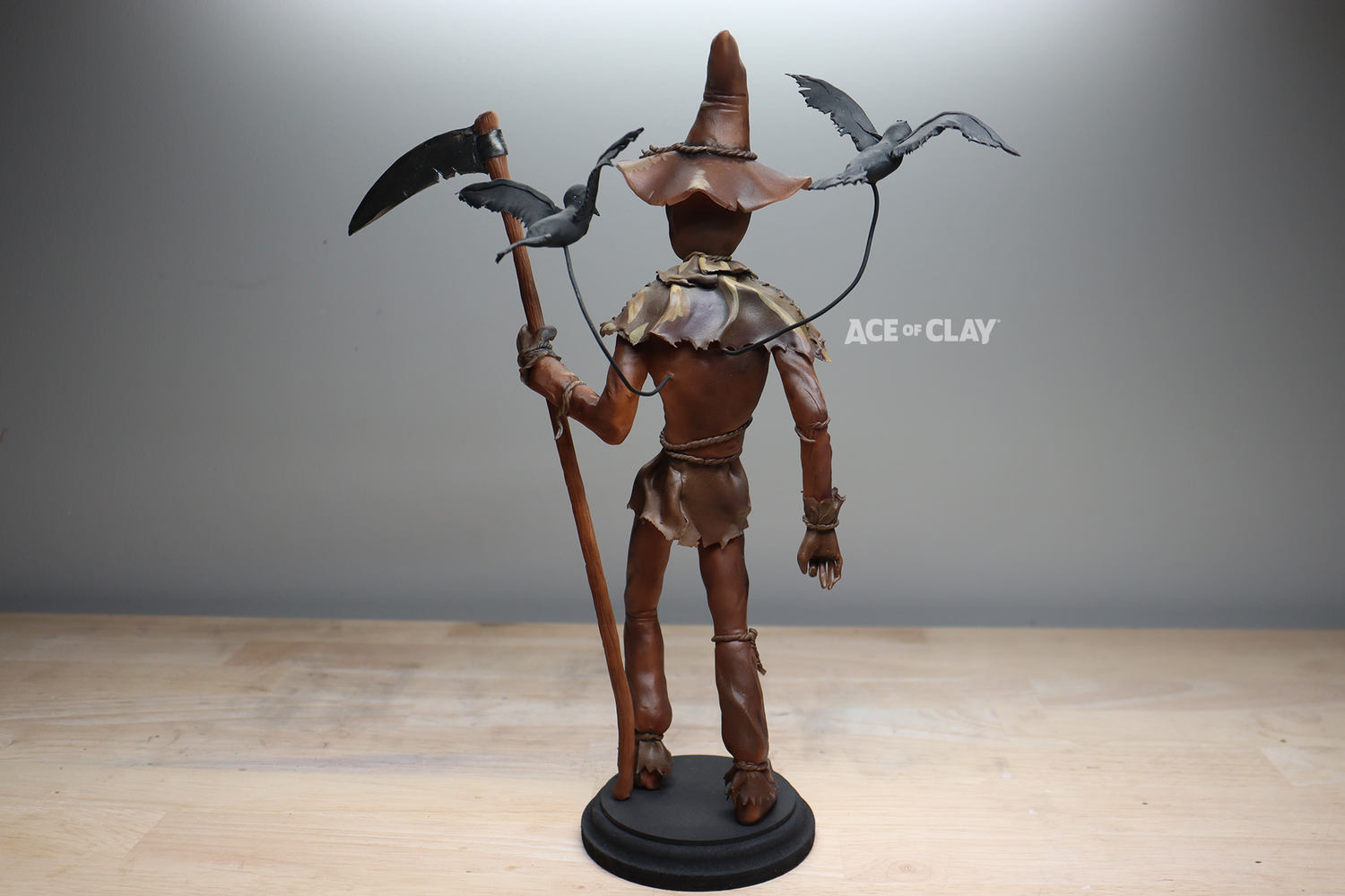 Scarecrow Original Sculpture — Ace of Clay